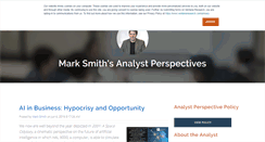 Desktop Screenshot of marksmith.ventanaresearch.com